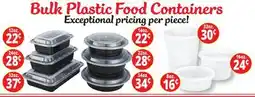 Ocean State Job Lot Bulk Plastic Food Containers offer