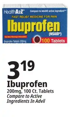 Ocean State Job Lot Ibuprofen 200 mg Tablets 100 Count offer