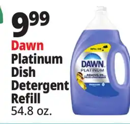 Ocean State Job Lot Dawn Platinum Dish Soap Liquid Refill 54.8oz offer