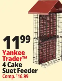 Ocean State Job Lot 4 Suet Cake Bird Feeder Bronze offer