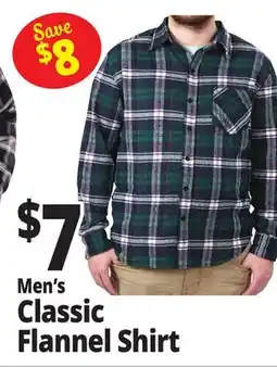 Ocean State Job Lot Men's Classic Flannel Shirt offer