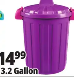 Ocean State Job Lot HemiCasa Medium Oscar Bin with Lid and Handles 25 L offer
