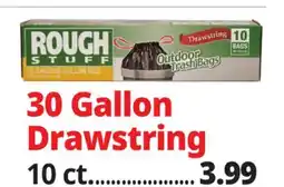 Ocean State Job Lot 30 Gallon Drawstring offer