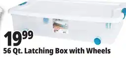 Ocean State Job Lot Sterilite Wheeled Latch Top Storage Box 56 Qt offer