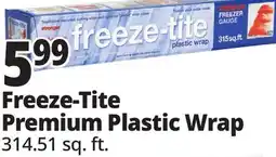 Ocean State Job Lot freeze-tite Premium Freezer Gauge Plastic Wrap 315 Sq ft offer