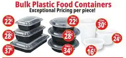Ocean State Job Lot Plastic Food Containers offer
