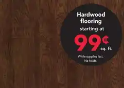Nebraska Furniture Mart Hardwood flooring offer