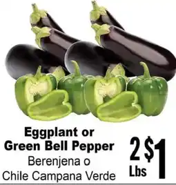 Rancho Markets Eggplant or Green Bell Pepper offer