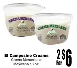 Rancho Markets El Campesino Creams offer