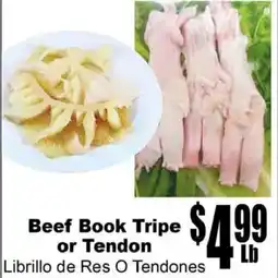 Rancho Markets Beef Book Tripe or Tendon offer