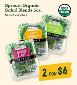 Sprouts Farmers Market Sprouts Organic Salad Blends offer