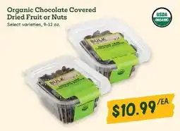 Sprouts Farmers Market Organic Chocolate Covered Dried Fruit or Nuts offer