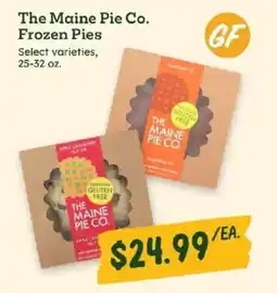 Sprouts Farmers Market The Maine Pie Co. Frozen Pies offer