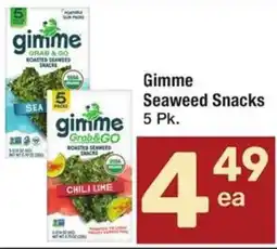 Albertsons Gimme Seaweed Snacks offer
