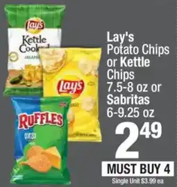 Super King Markets Lay's potato chips or kettle chips offer