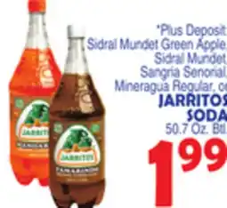 Bravo Supermarkets JARRITOS SODA offer