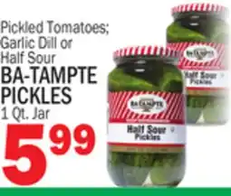 Bravo Supermarkets BA-TAMPTE PICKLES offer