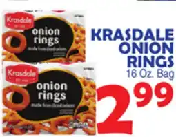 Bravo Supermarkets KRASDALE ONION RINGS offer