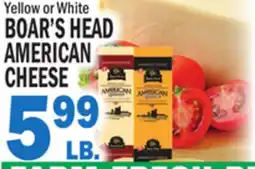 Bravo Supermarkets BOAR'S HEAD AMERICAN CHEESE offer