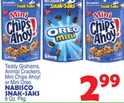 Bravo Supermarkets NABISCO SNAK-SAKS offer