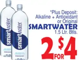 Bravo Supermarkets SMARTWATER offer