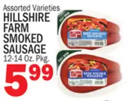 Bravo Supermarkets HILLSHIRE FARM SMOKED SAUSAGE offer