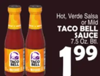 Bravo Supermarkets TACO BELL SAUCE offer