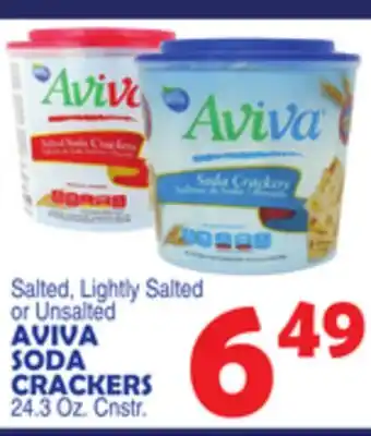 Bravo Supermarkets AVIVA SODA CRACKERS offer