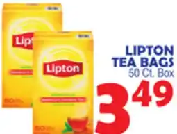 Bravo Supermarkets LIPTON TEA BAGS offer