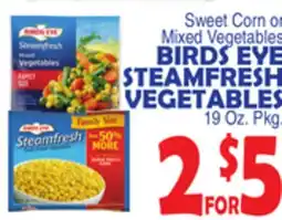 Bravo Supermarkets BIRDS EYE STEAMFRESH VEGETABLES offer