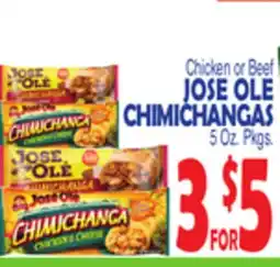 Bravo Supermarkets JOSE OLE CHIMICHANGAS offer