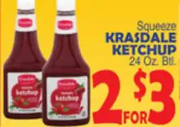 Bravo Supermarkets KRASDALE KETCHUP offer
