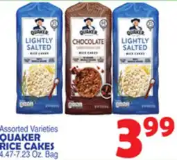 Bravo Supermarkets QUAKER RICE CAKES offer