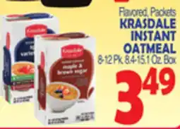 Bravo Supermarkets KRASDALE INSTANT OATMEAL offer