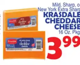 Bravo Supermarkets KRASDALE CHEDDAR CHEESE offer