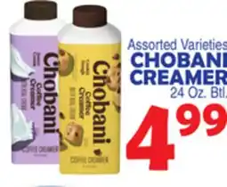 Bravo Supermarkets CHOBANI CREAMER offer
