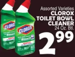 Bravo Supermarkets CLOROX TOILET BOWL CLEANER offer