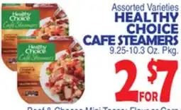 Bravo Supermarkets HEALTHY CHOICE CAFE STEAMERS offer