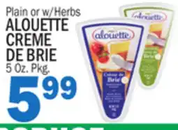 Bravo Supermarkets ALOUETTE CREME DE BRIE offer