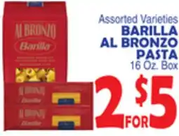 Bravo Supermarkets BARILLA AL BRONZO PASTA offer