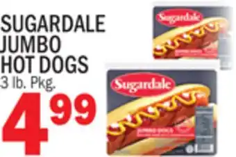 Bravo Supermarkets SUGARDALE JUMBO HOT DOGS offer