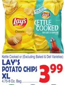 Bravo Supermarkets LAY'S POTATO CHIPS XL offer