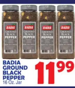 Bravo Supermarkets BADIA GROUND BLACK PEPPER offer