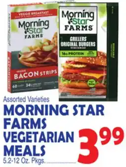 Bravo Supermarkets MORNING STAR FARMS VEGETARIAN MEALS offer