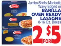 Bravo Supermarkets BARILLA OVEN READY LASAGNE offer