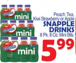 Bravo Supermarkets SNAPPLE DRINKS offer
