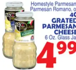 Bravo Supermarkets 4C GRATED PARMESAN CHEESE offer