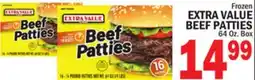 Bravo Supermarkets EXTRA VALUE BEEF PATTIES offer