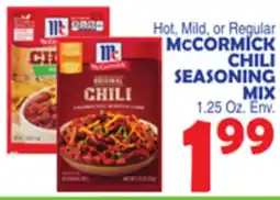 Bravo Supermarkets MCCORMICK CHILI SEASONING MIX offer