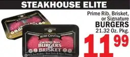 Bravo Supermarkets STEAKHOUSE ELITE BURGERS offer